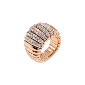 1.50ctw, 18K Rose Gold Tresore Stretch Ring