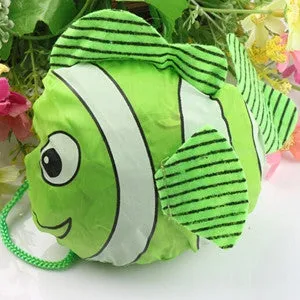 2017 New 10 Colors Tropical Fish Foldable Eco Reusable Shopping Bags 38cm x58cm GB021