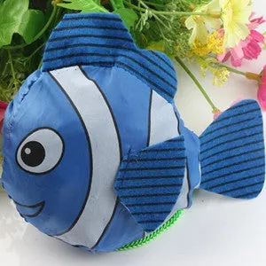 2017 New 10 Colors Tropical Fish Foldable Eco Reusable Shopping Bags 38cm x58cm GB021