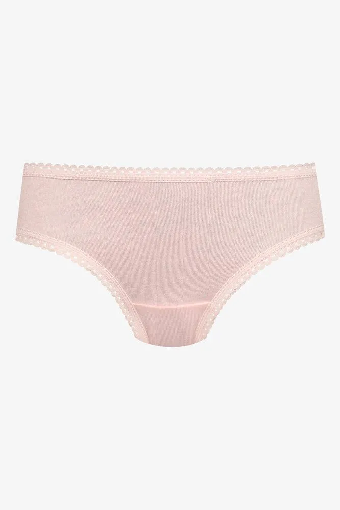 7 Pack Butterfly Bikini Panties Pink