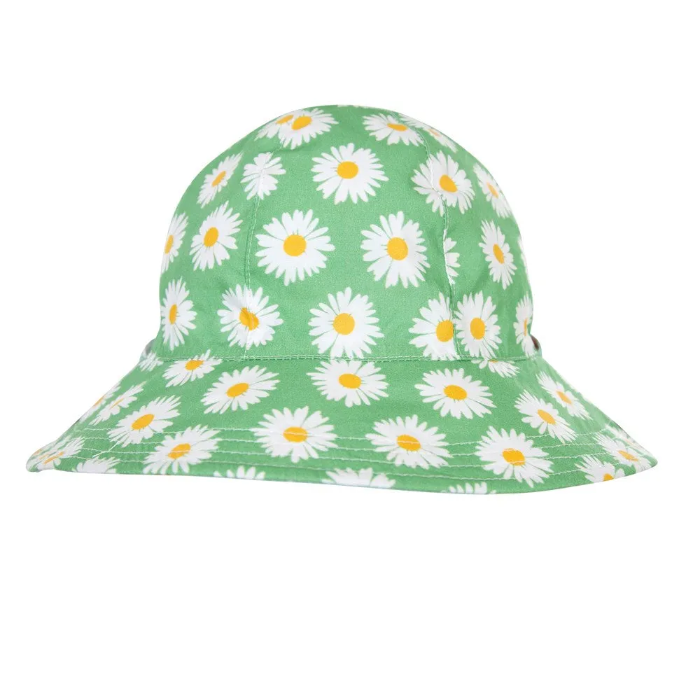 Acorn Kids: Daisy Reversible Hat Turquoise Green