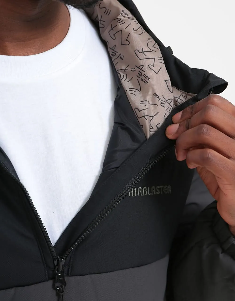 Airblaster Puffin DWR Pullover - Vintage Black