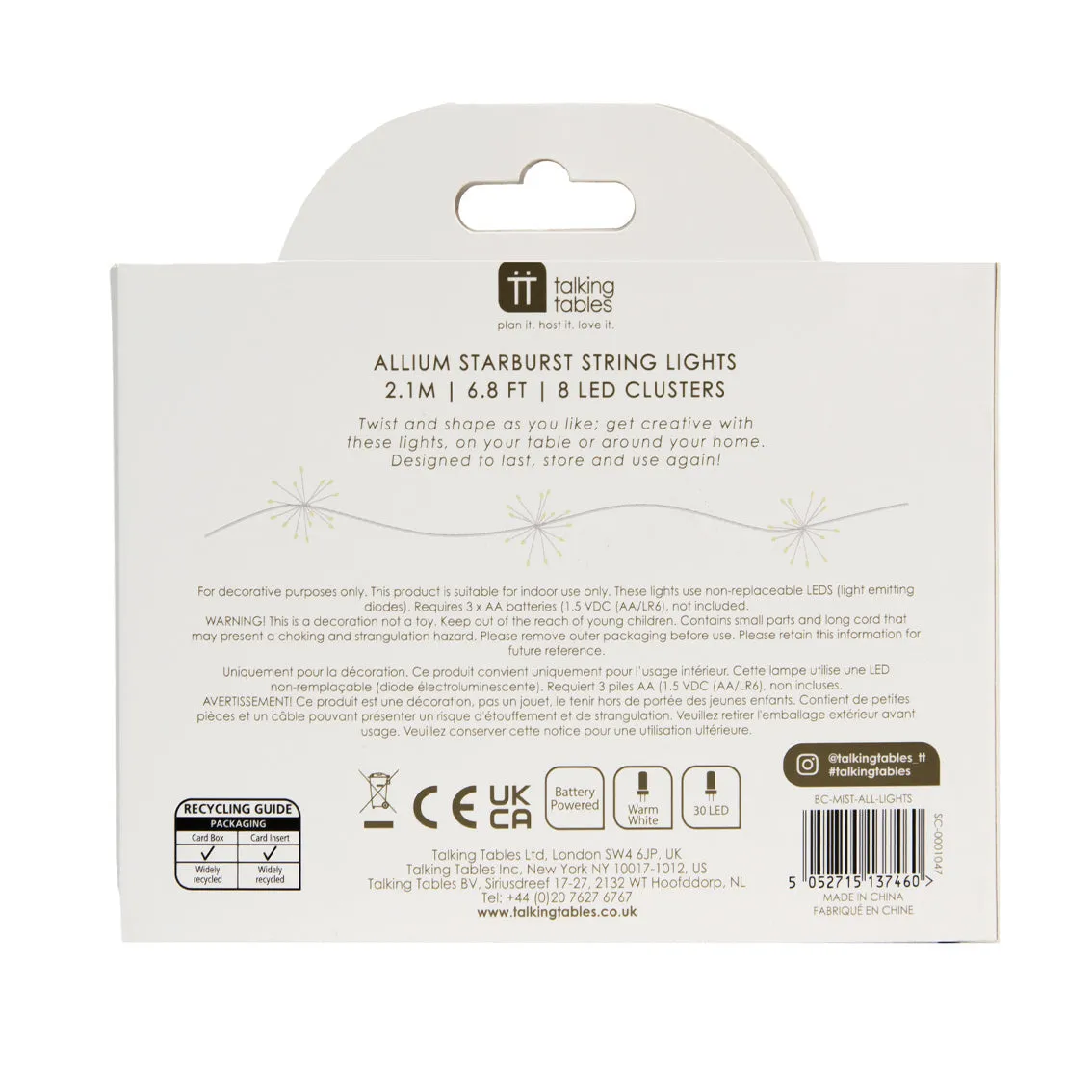 Allium LED String Lights - 2m