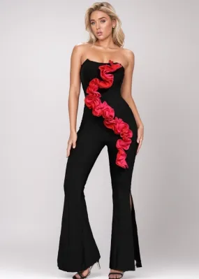 Amaya Ruffle Decor Jumpsuit