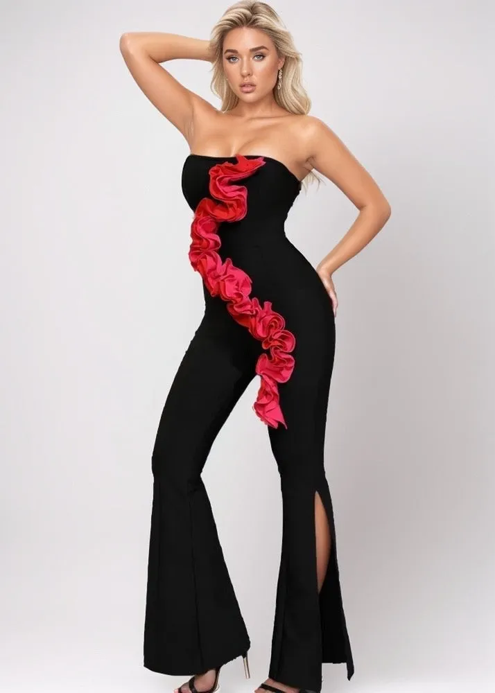 Amaya Ruffle Decor Jumpsuit