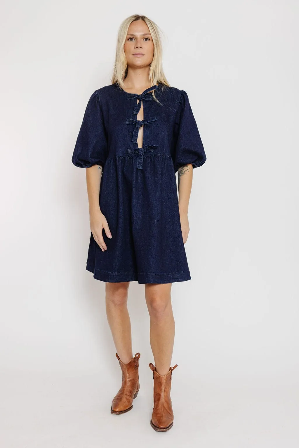 Ambrose Dress in Denim