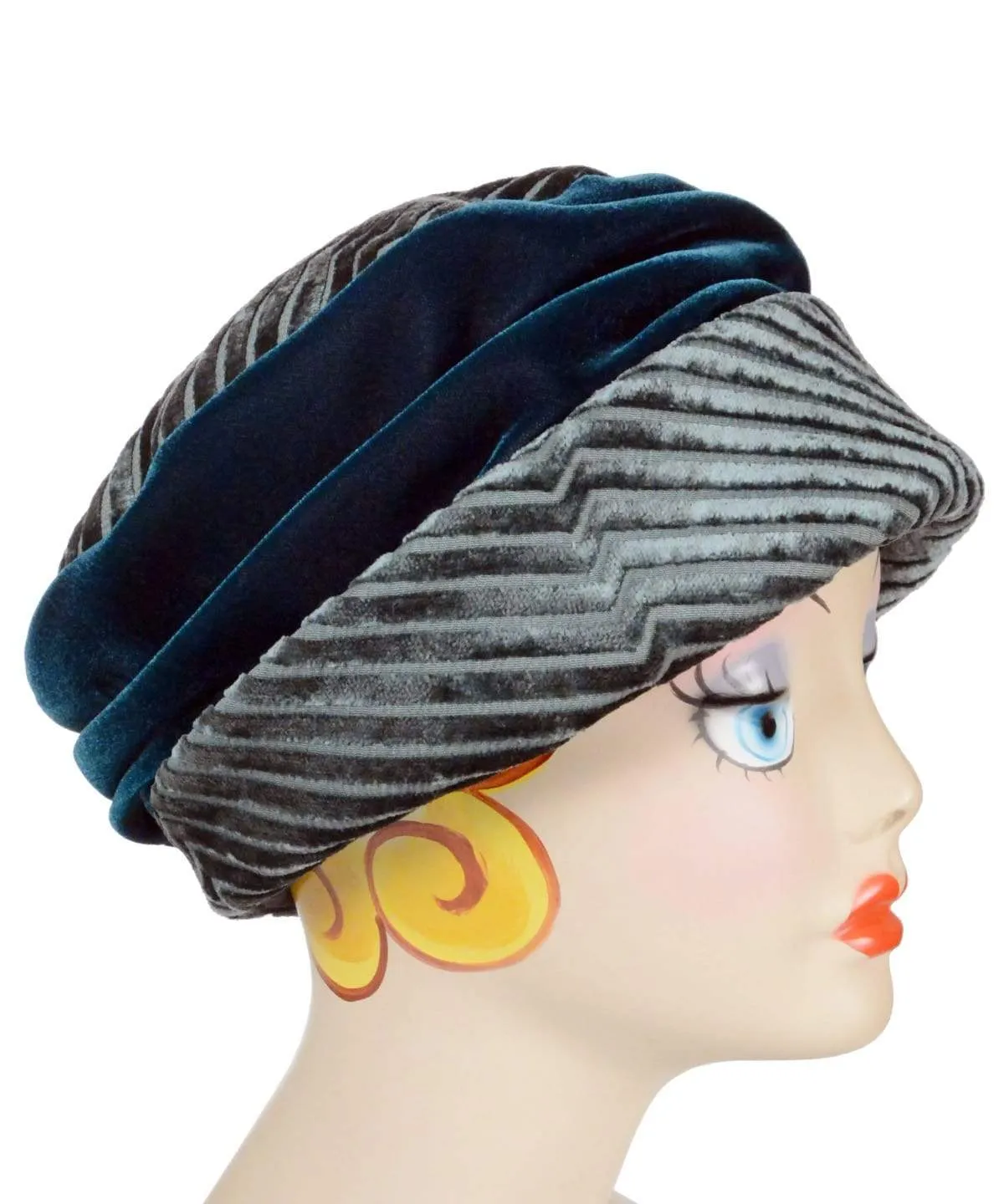 Ana Cloche Hat Style - Chenille in Bonsai