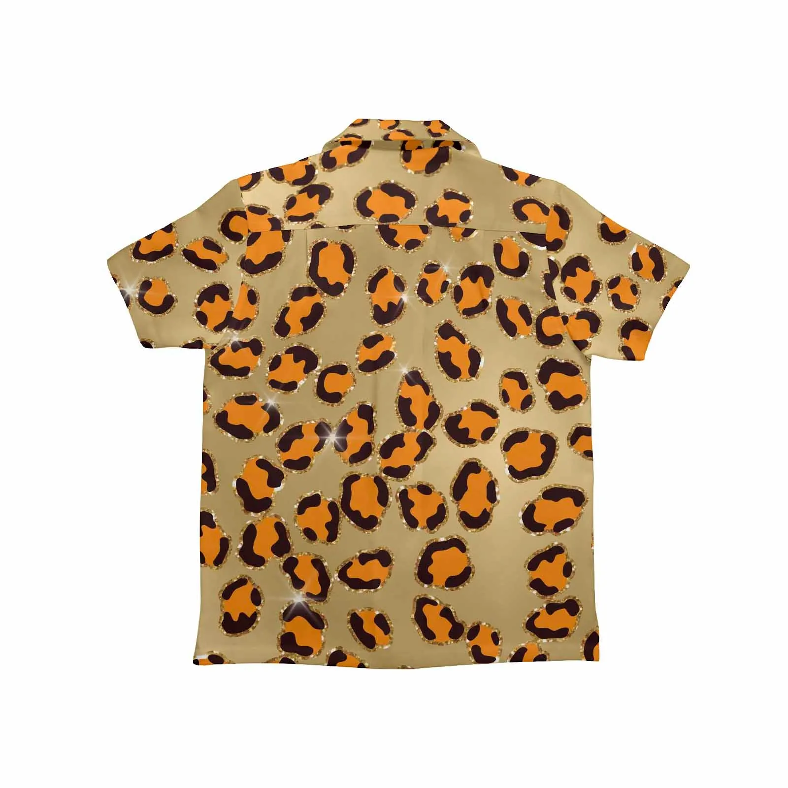 Animal Print 10  Little Boys Hawaiian Shirt