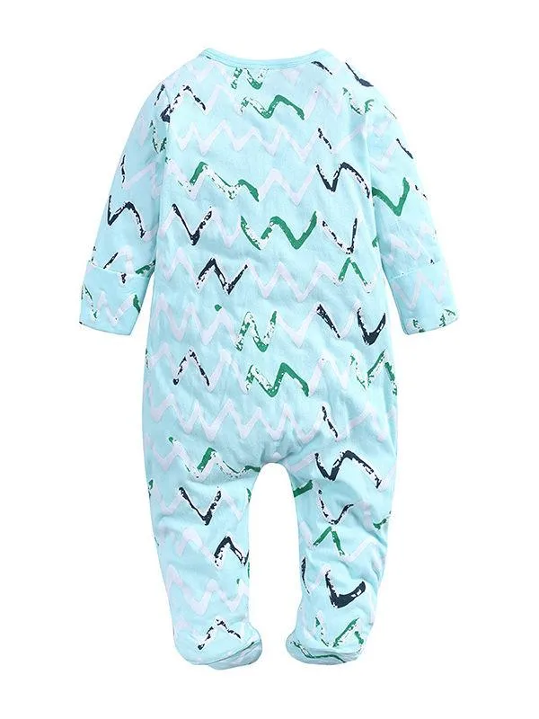 Autumn Baby Unisex Zip Footed Jumpsuit