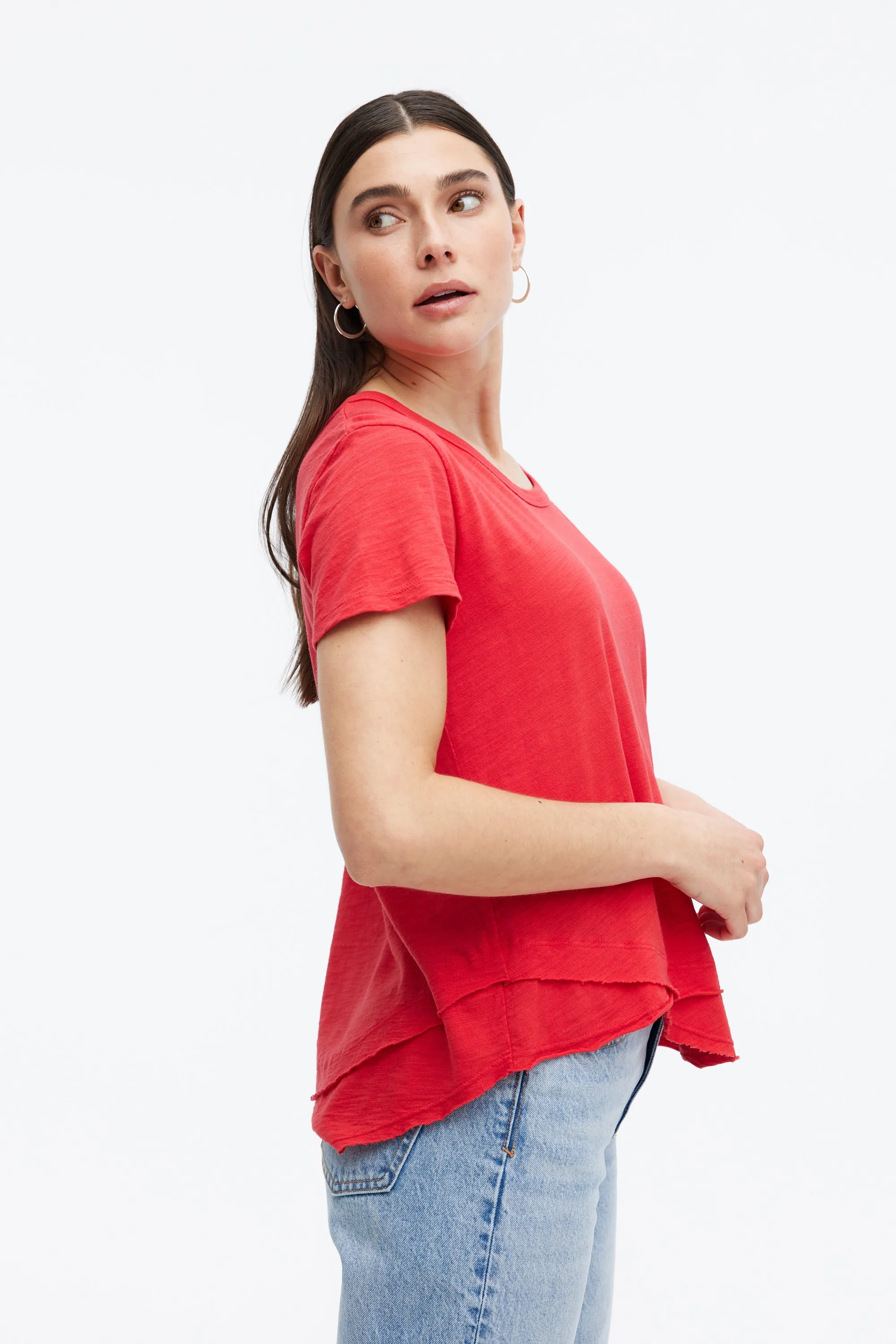 AVA MOCK LAYER TEE