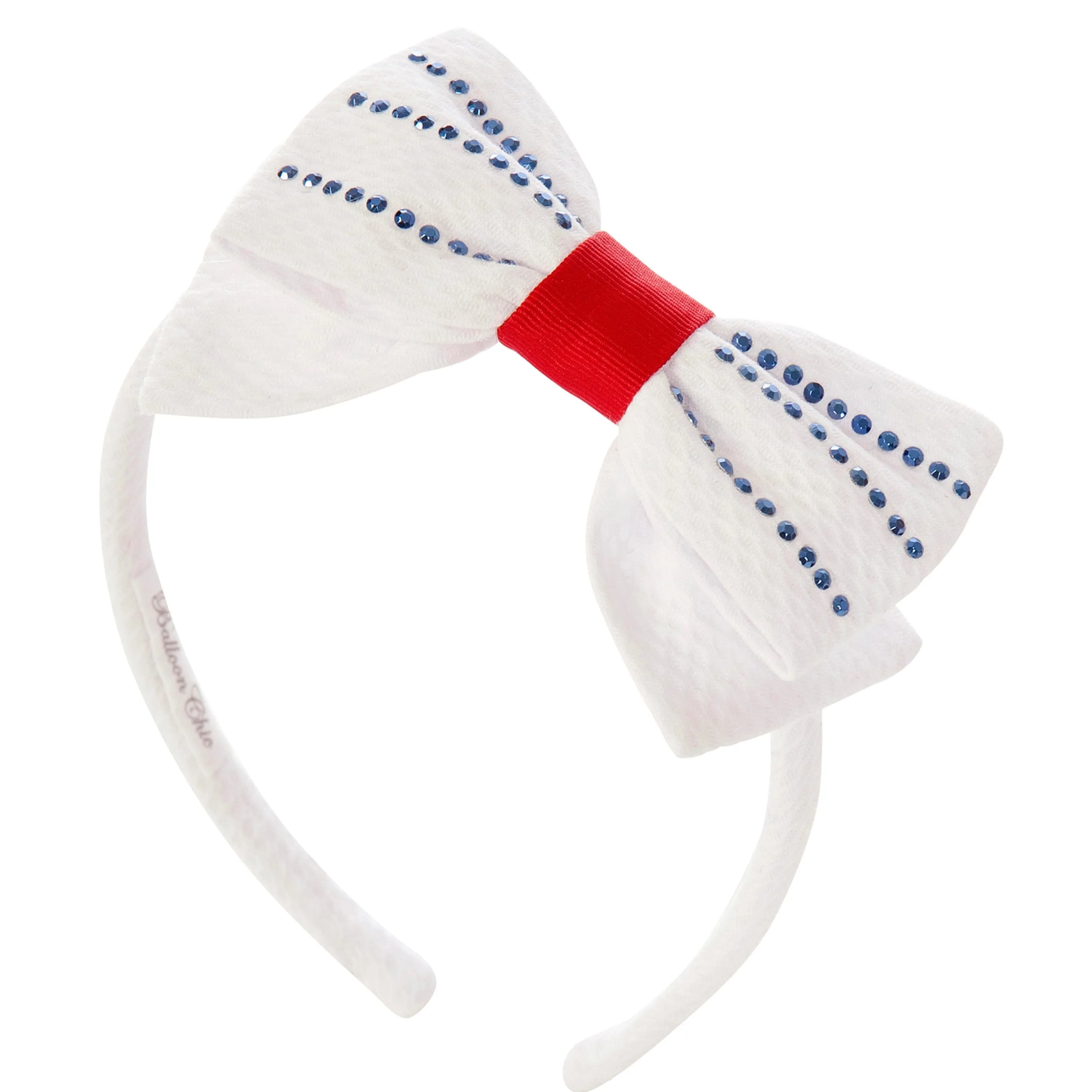 BALLOON CHIC - Bow  Hairband - White