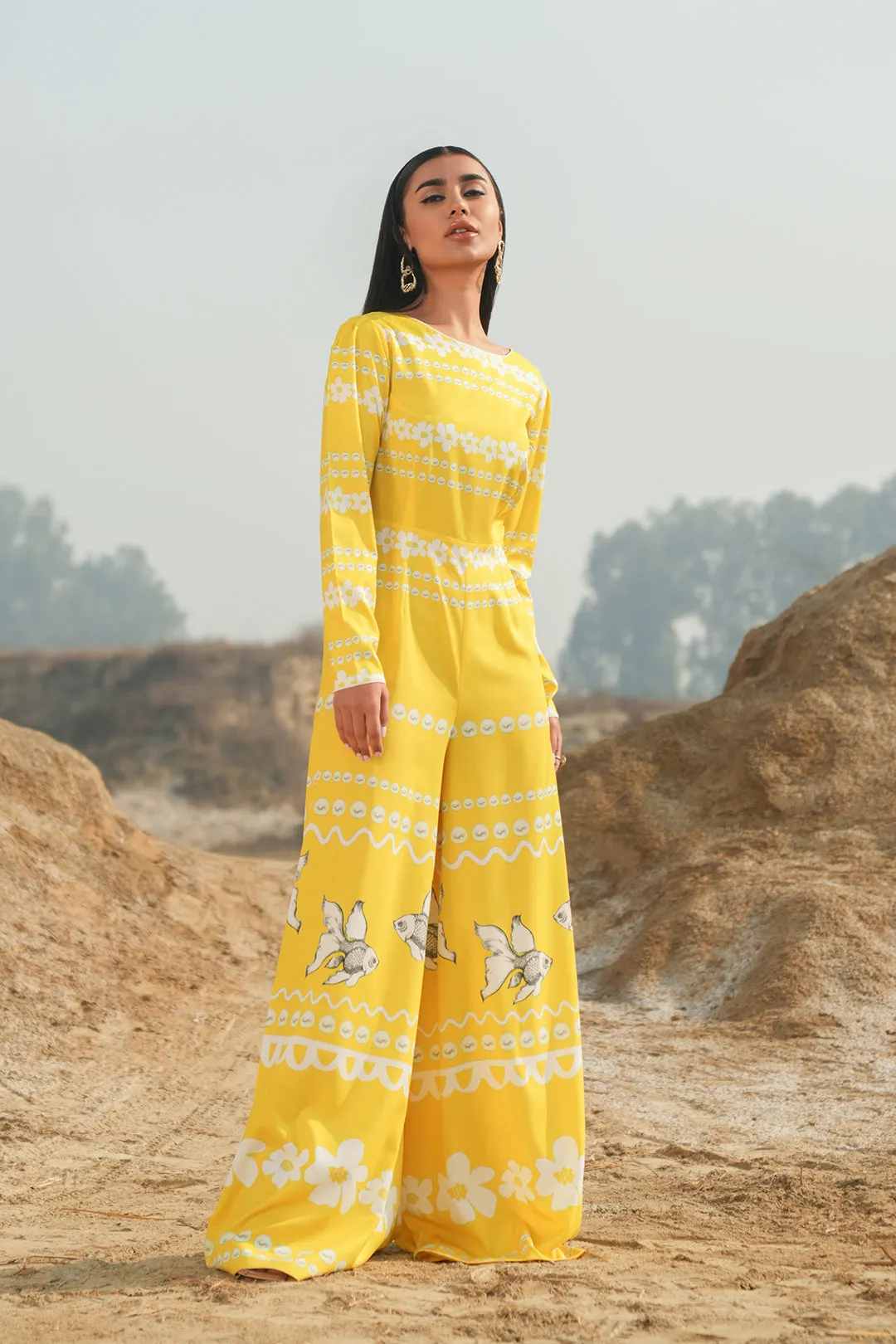 Baurai Jumpsuit - Yellow