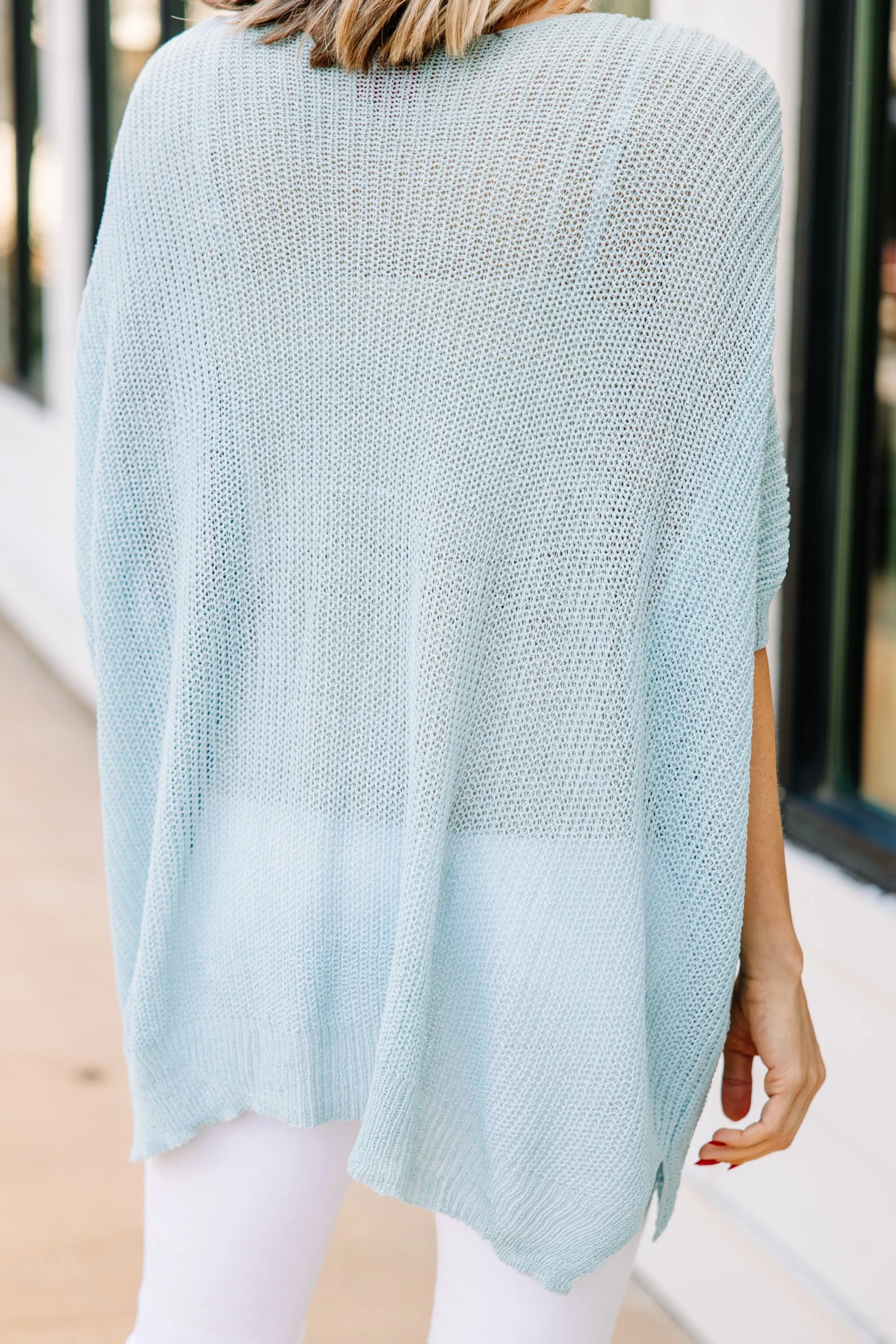 Beautiful Love Sky Blue Sweater