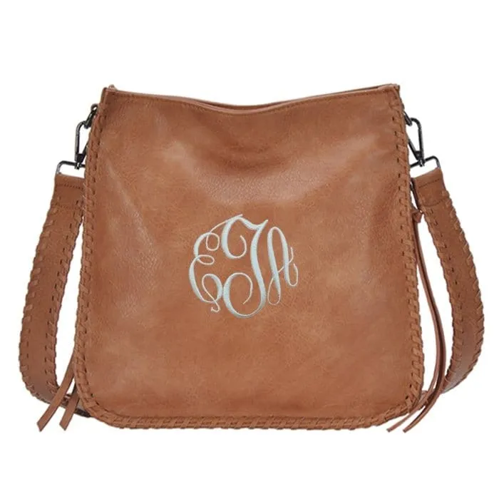 BGA5063 Monogrammable Whipstitch Fashion Bag/Crossbody