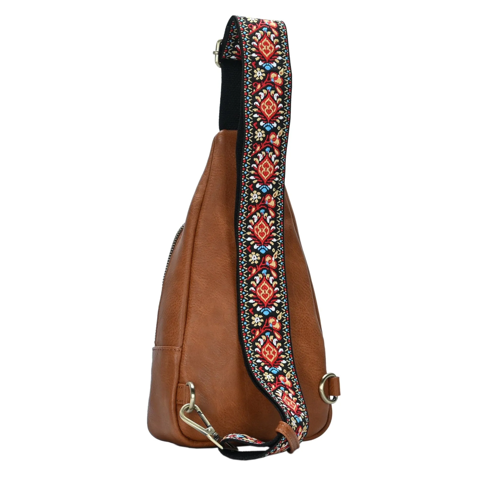 BGA5704 Zoey Boho Sling Bag With Guitar Strap