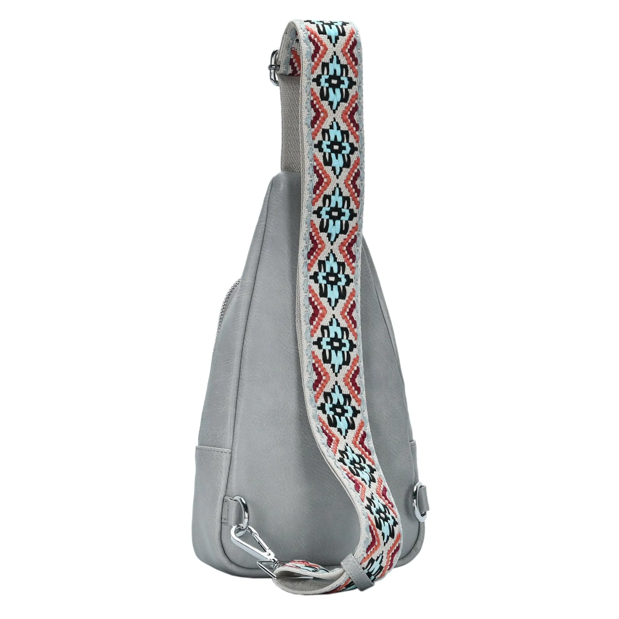 BGA5704 Zoey Boho Sling Bag With Guitar Strap