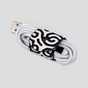 Black & White Curl EcoWrap Cord