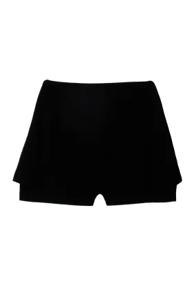 Black Foqui Skort