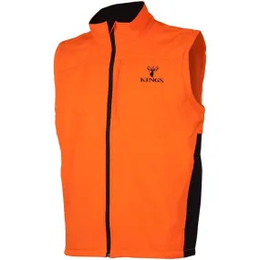 Blaze Orange Soft Shell Vest by Kings Camo