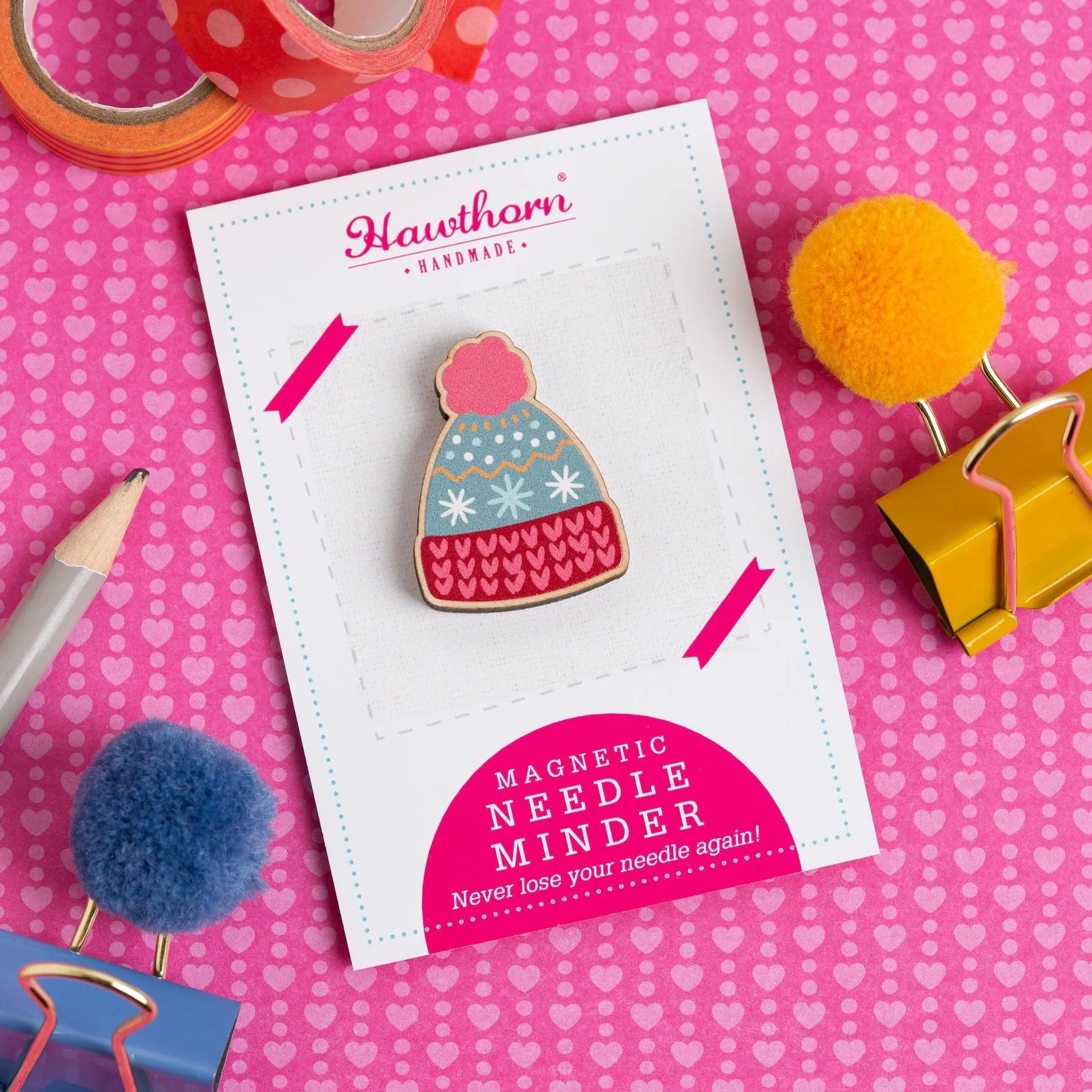 Bobble Hat Magnetic Needle Minder