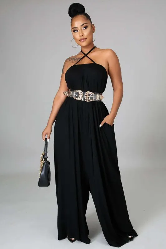 Born to Style- Wide Leg Jumpsuit