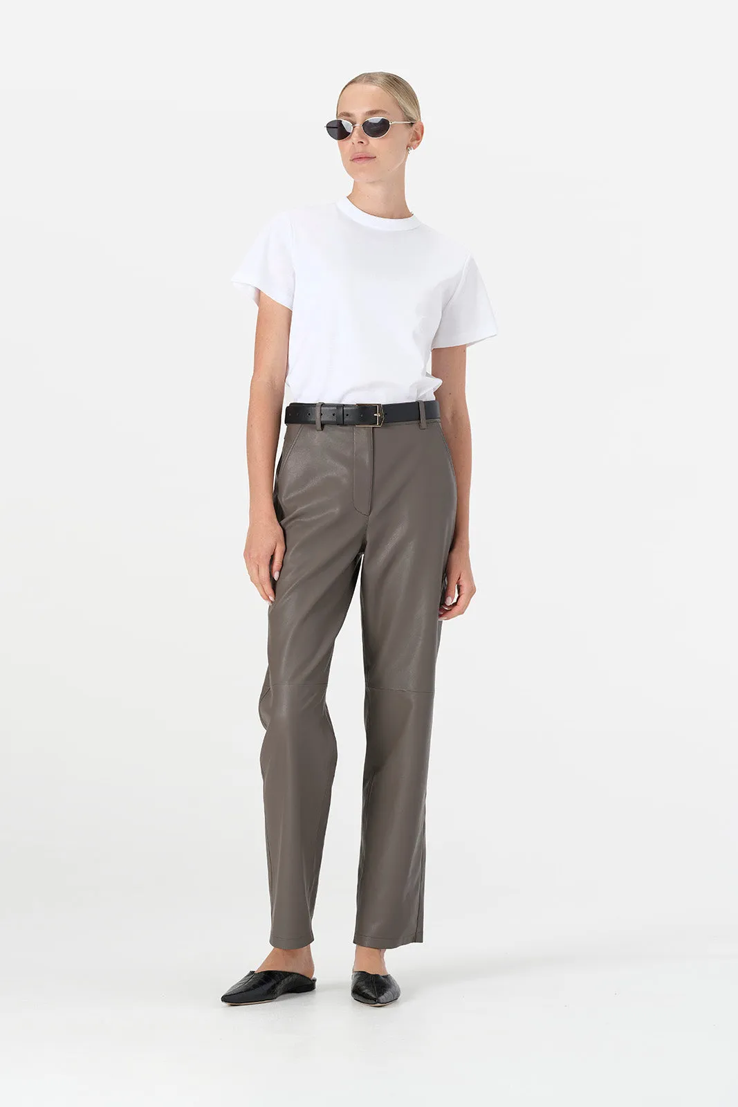 Bri Pant Dark Taupe