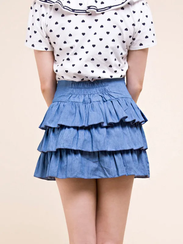 brunch time layered skirt