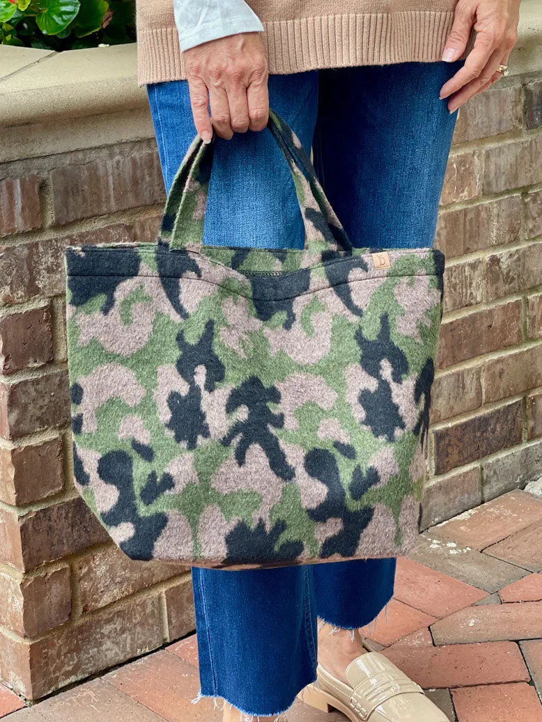 Camo Luxe Tote Bag