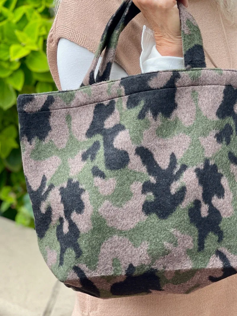 Camo Luxe Tote Bag