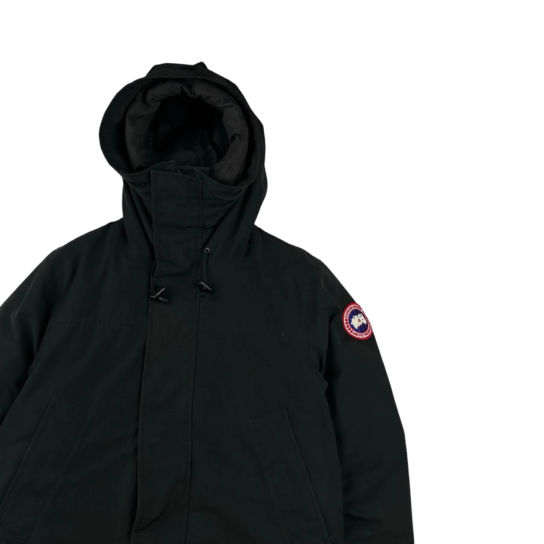 Canada Goose Black Premium Down Filled Langford Parka Jacket - Medium