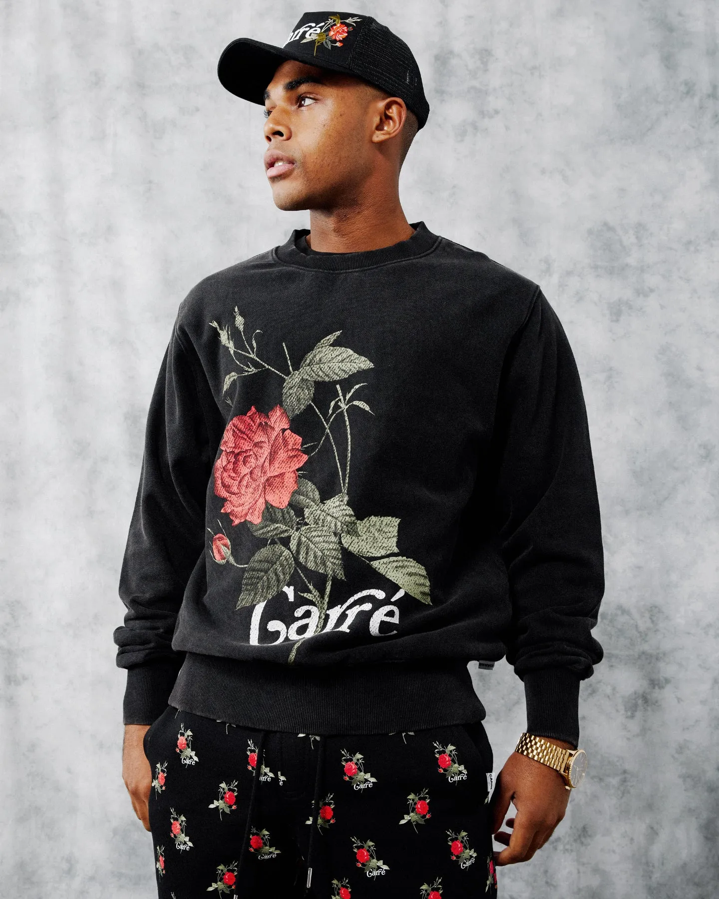 Carre Ament Vintage Crewneck Washed Black