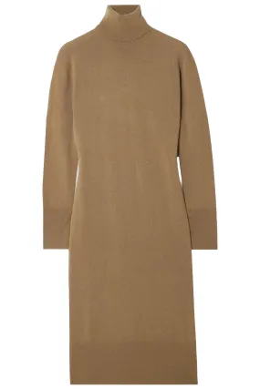 Cashmere Turtleneck Midi Dress