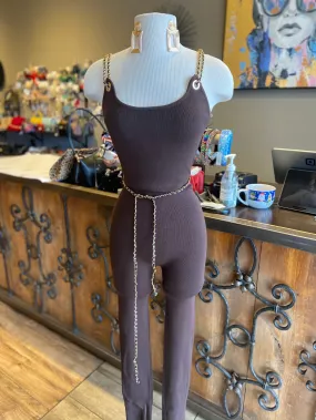 Chain Knit Jumpsuit