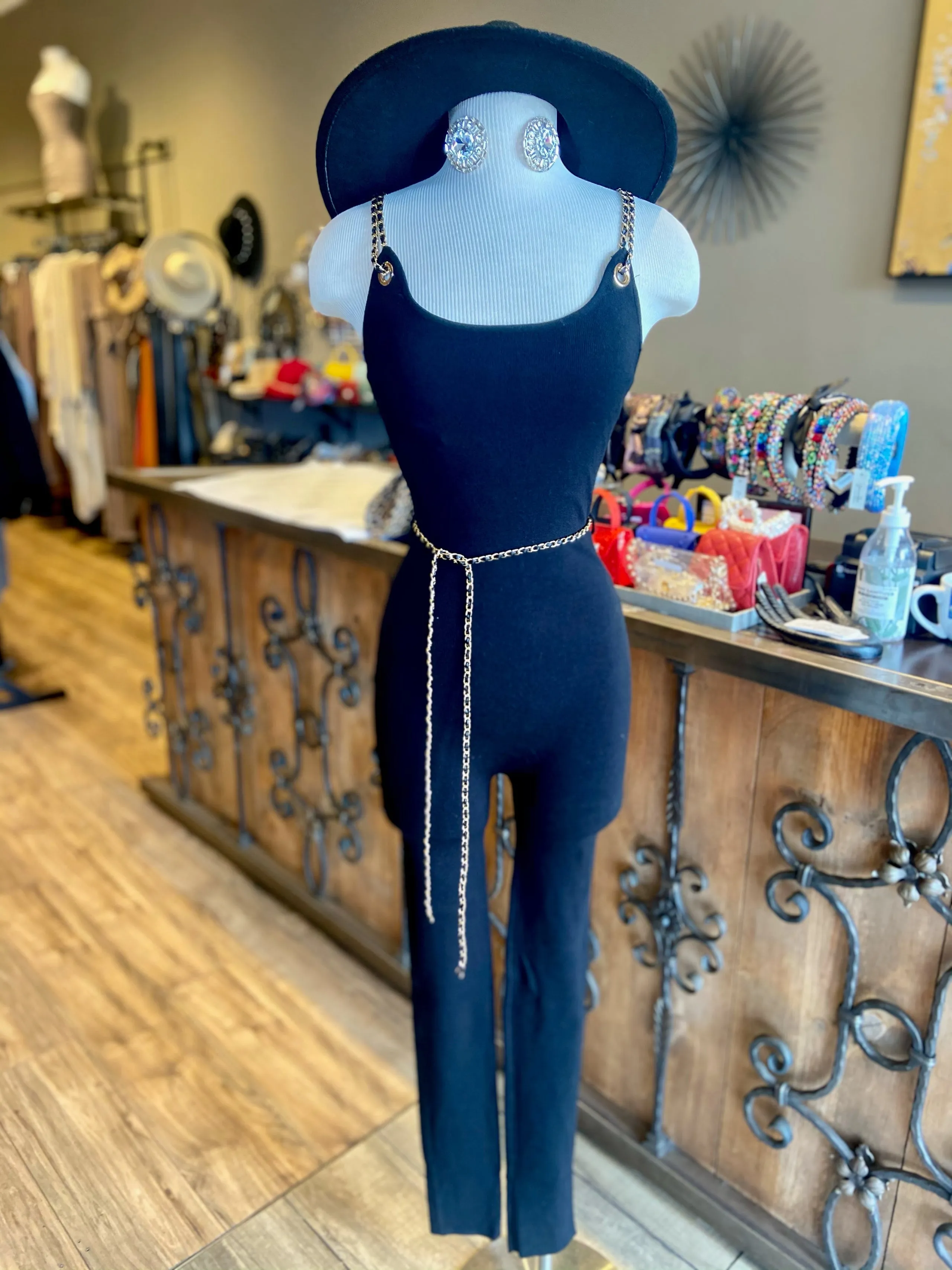 Chain Knit Jumpsuit