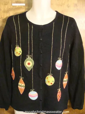 Colorful Hanging Ornaments Christmas Party Sweater