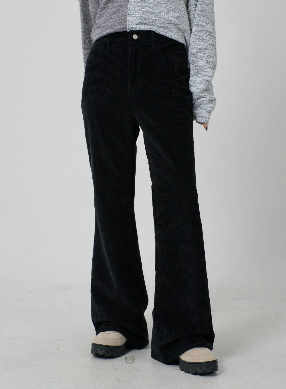 Corduroy Bootcut Pants CJ304