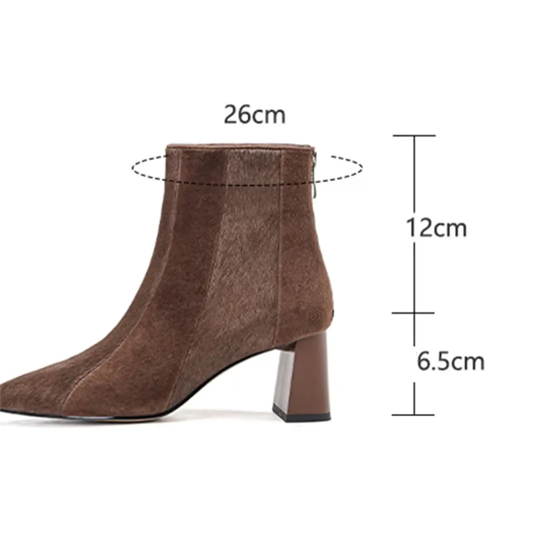 CrocAllure Horse Hair Pointed Boots