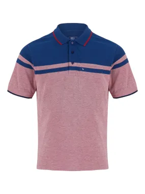 Daniel Grahame Short Sleeve 3 Button Polo Shirt - Red