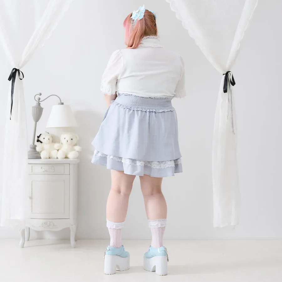 Dear My Love Whip "Pearl Bijou flared" skirt