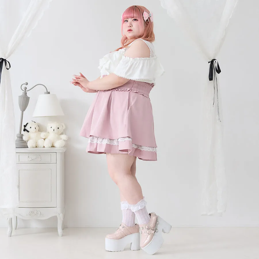 Dear My Love Whip "Pearl Bijou flared" skirt