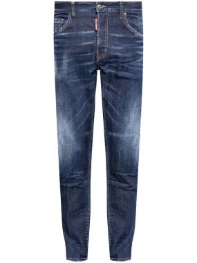 DSQUARED2 Navy Blue Contemporary 5-Pocket Pants