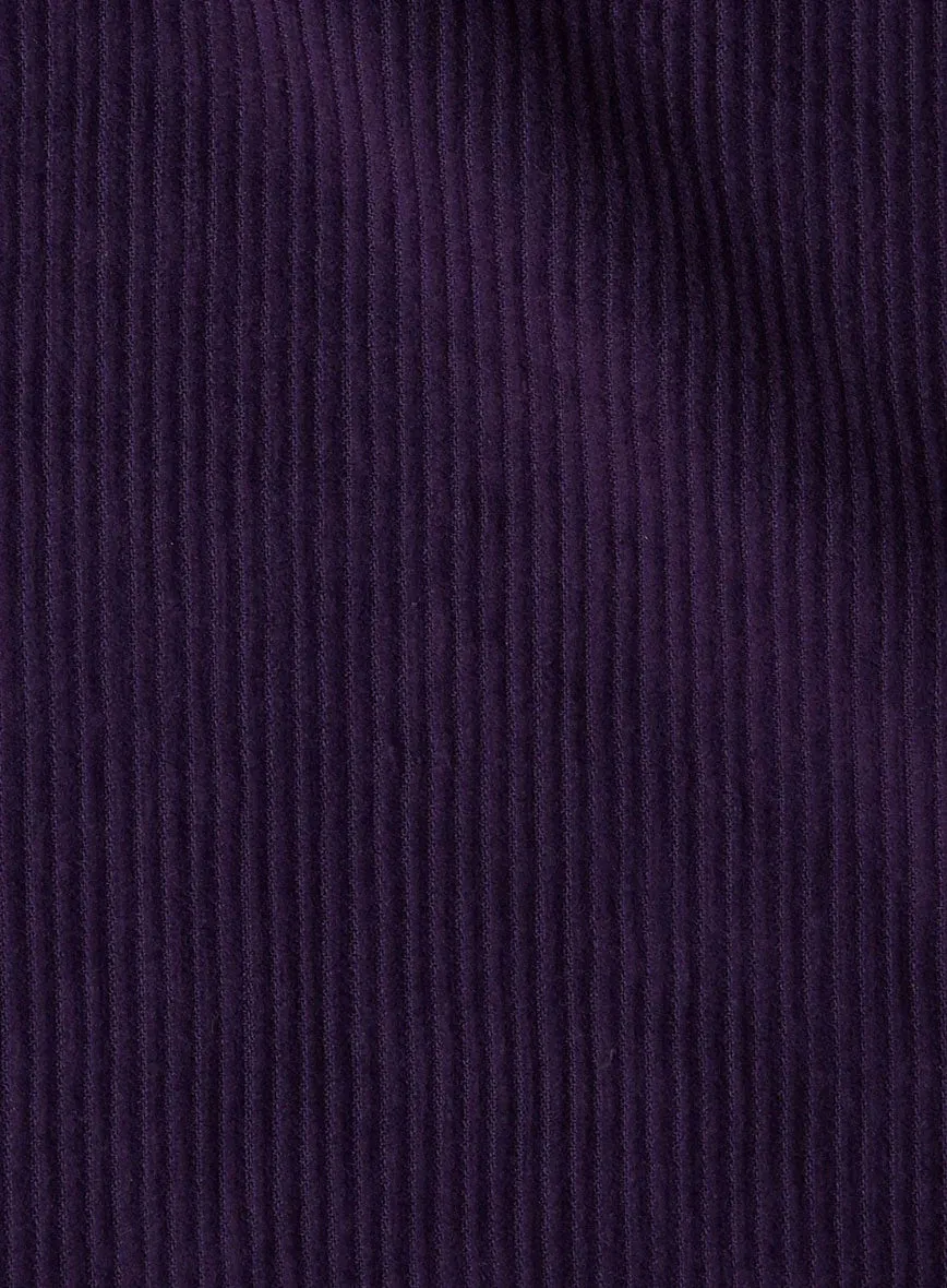 Easy Pants Purple Corduroy