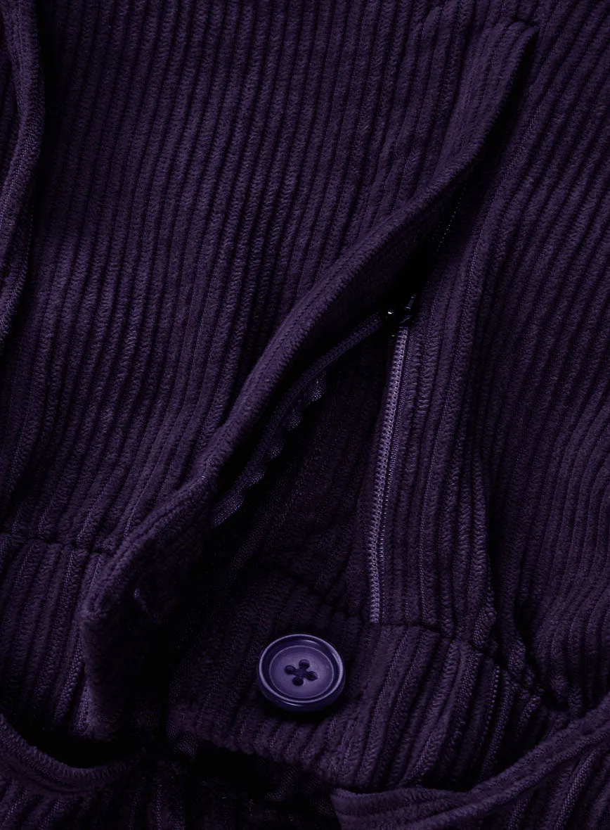 Easy Pants Purple Corduroy