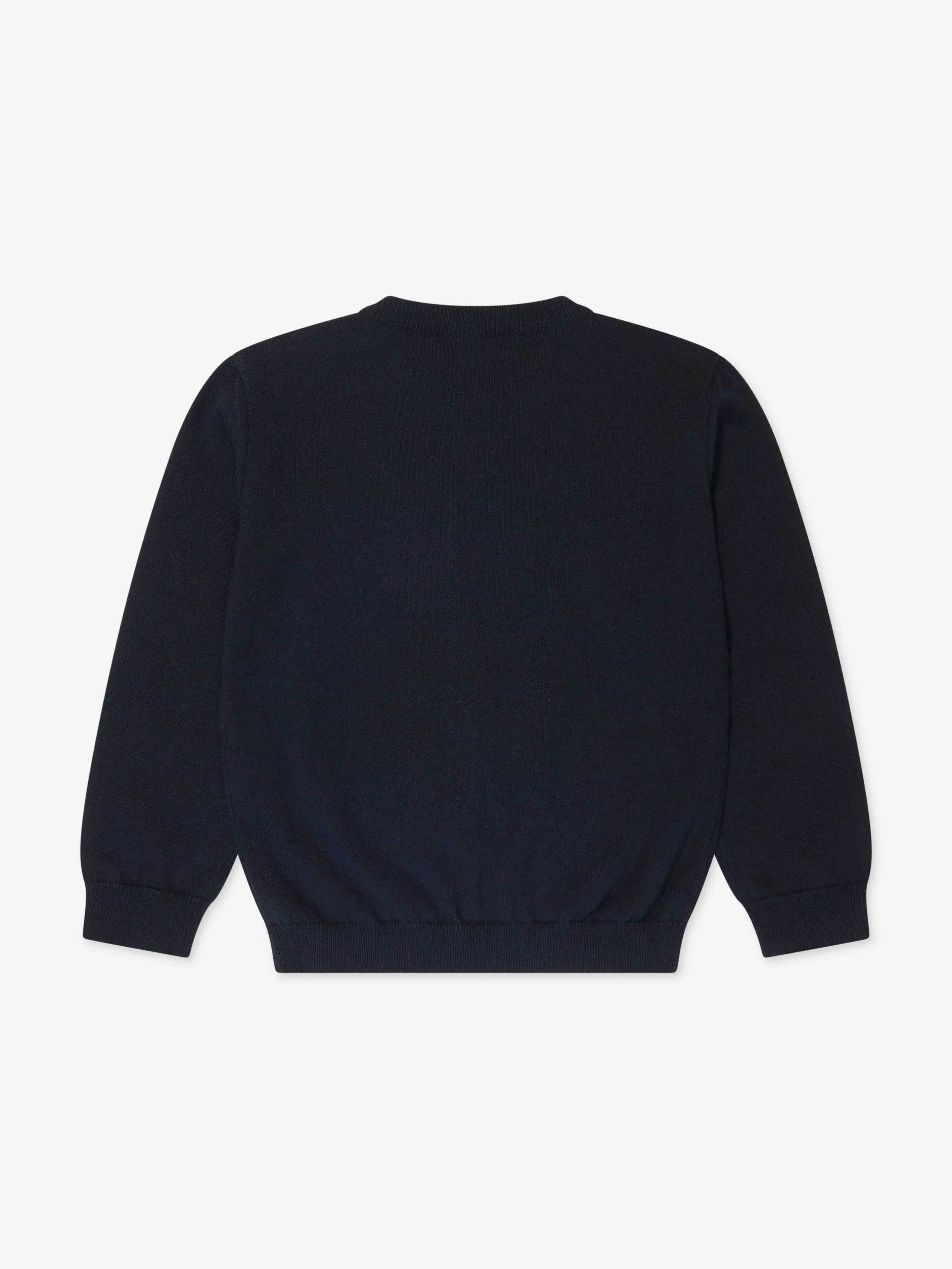 Emporio Armani Baby Boys Logo Jumper in Navy