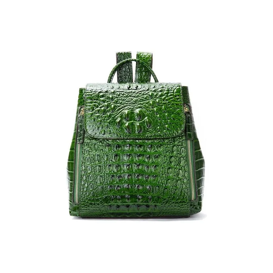 Exotic Chic Croco Texture Women's Fashion Backpack