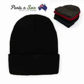 Fashion Knitted Hats Winter Ladies Unisex Hat Black Brown Red