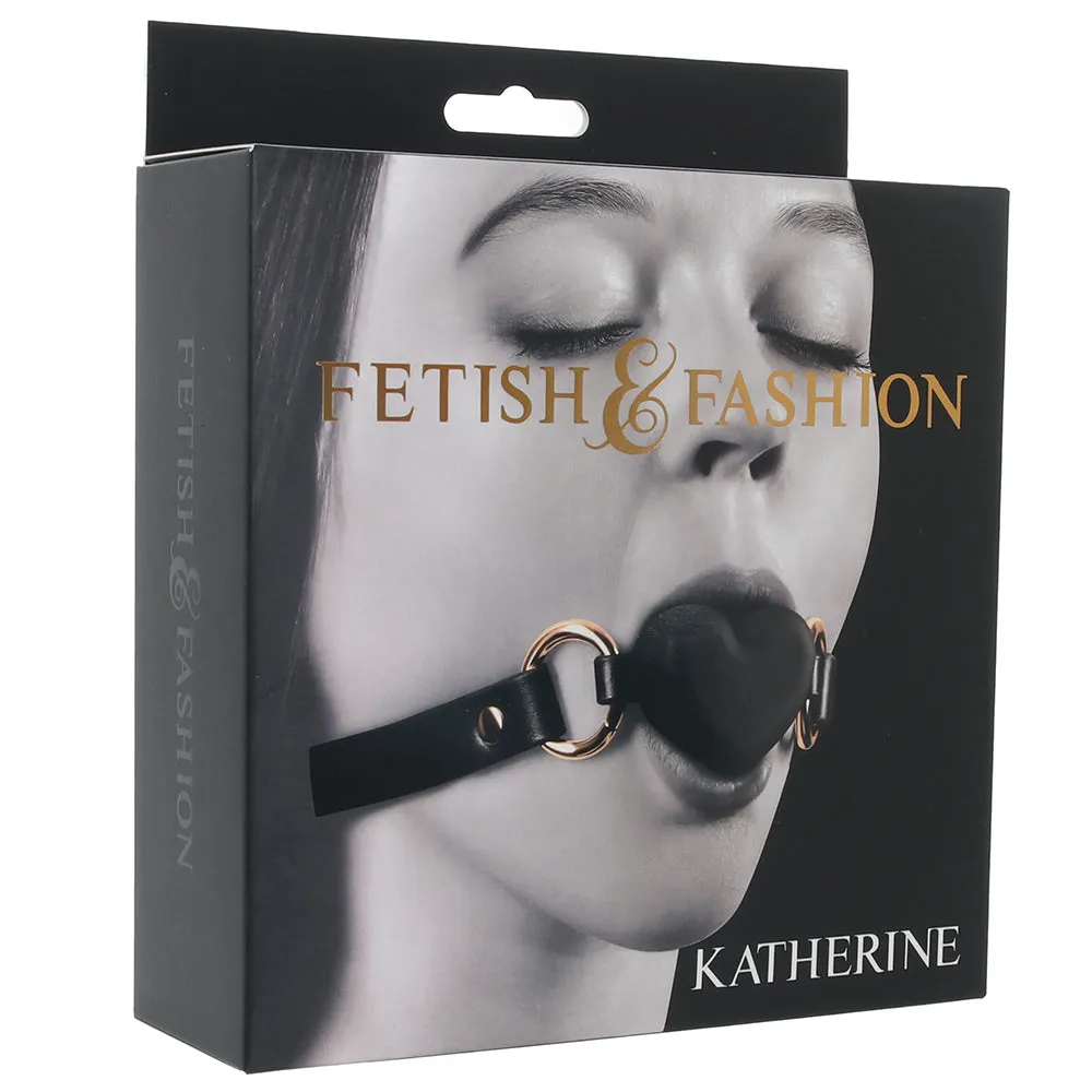 Fetish & Fashion Katherine Heart Gag in Black