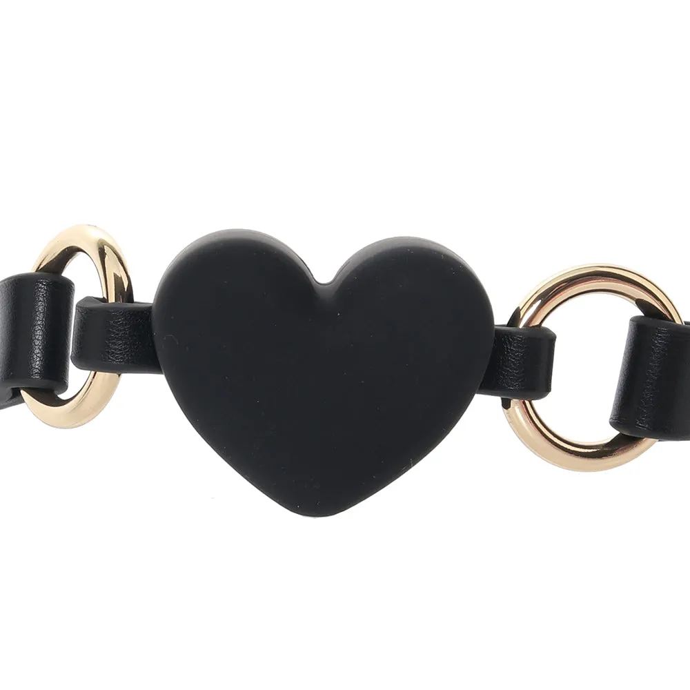 Fetish & Fashion Katherine Heart Gag in Black