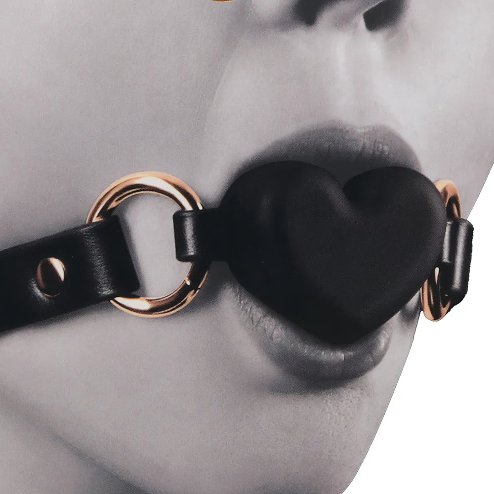 Fetish & Fashion Katherine Heart Gag in Black