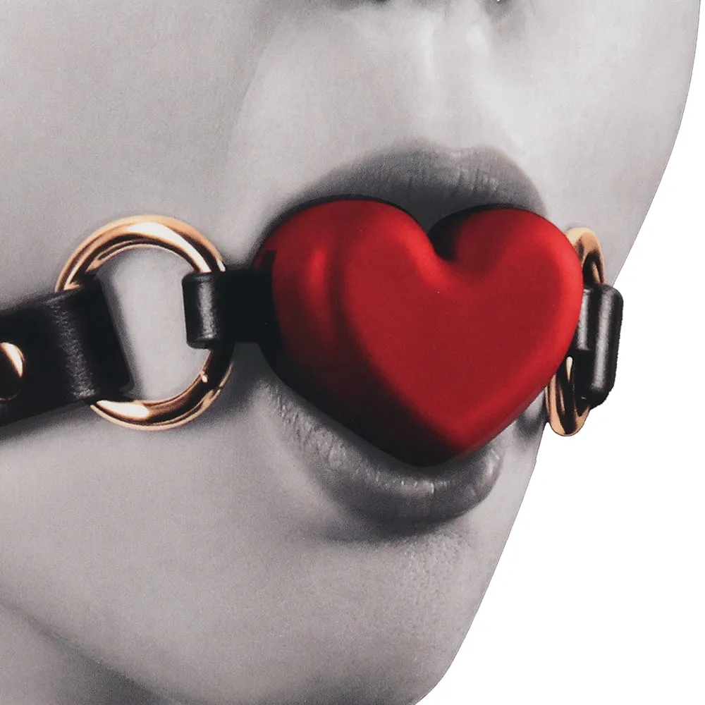 Fetish & Fashion Katherine Heart Gag in Red